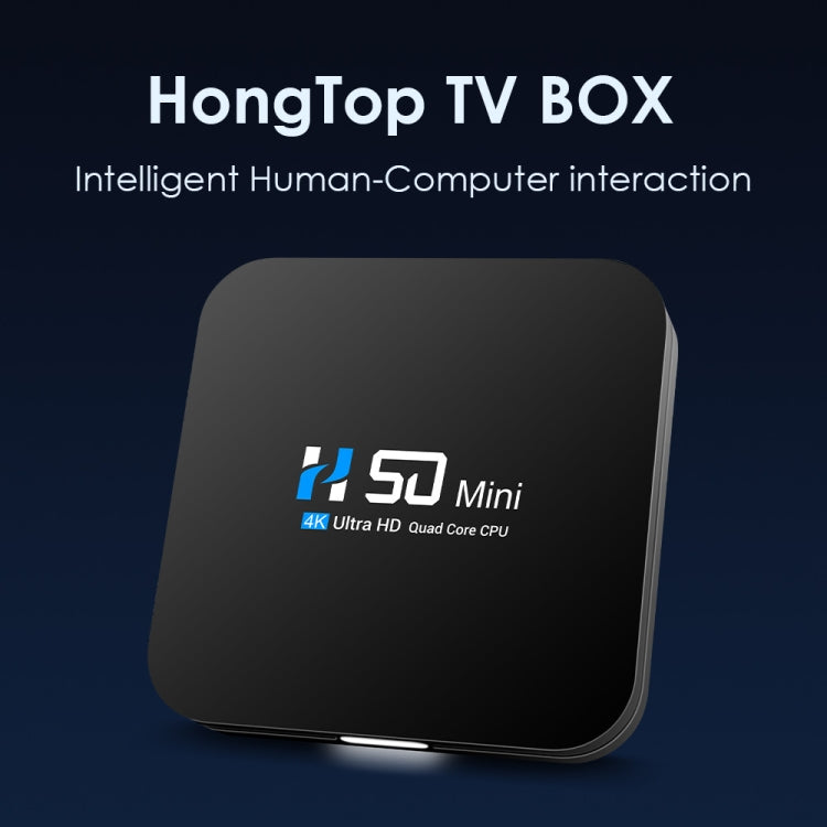 H50 Mini 4K Smart Network TV Box, Android 10.0, RK3318 Quad Core, 2GB+8GB, US Plug - Consumer Electronics by buy2fix | Online Shopping UK | buy2fix