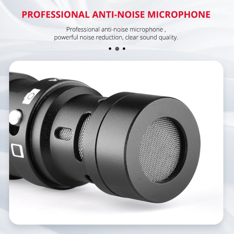 YELANGU MIC11 SLR Camera Mobile Phone Two-way Recording Microphone - Consumer Electronics by YELANGU | Online Shopping UK | buy2fix