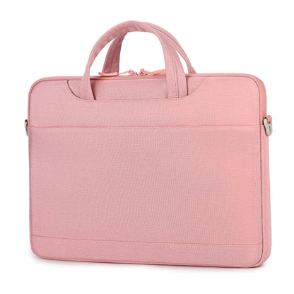 For 13.3-14 inch Laptop Multi-function Laptop Single Shoulder Bag Handbag(Pink) - Computer & Networking by buy2fix | Online Shopping UK | buy2fix