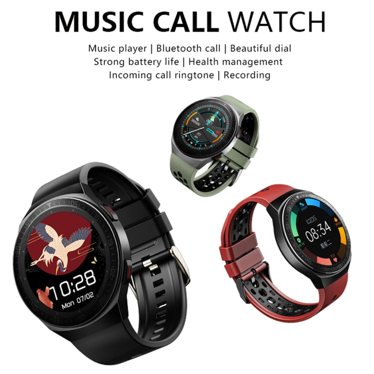 MT3 1.28 inch TFT Screen IP67 Waterproof Smart Watch, Support Bluetooth Call / Sleep Monitoring / Heart Rate Monitoring(Red) - Smart Wear by buy2fix | Online Shopping UK | buy2fix