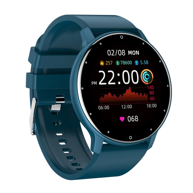 ZL02 1.28 inch Touch Screen IP67 Waterproof Smart Watch, Support Blood Pressure Monitoring / Sleep Monitoring / Heart Rate Monitoring(Blue) - Smart Wear by buy2fix | Online Shopping UK | buy2fix