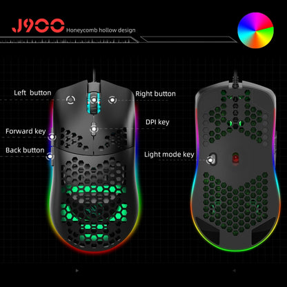 HXSJ P6+V100+J900 Keyboard Mouse Converter + One-handed Keyboard + Gaming Mouse Set - Wired Mice by HXSJ | Online Shopping UK | buy2fix