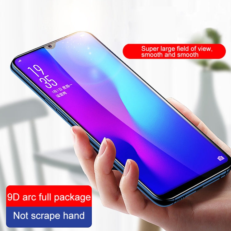 For OPPO A74 5G / A74 4G 9D Full Glue Full Screen Tempered Glass Film - OPPO & vivo Accessories by buy2fix | Online Shopping UK | buy2fix