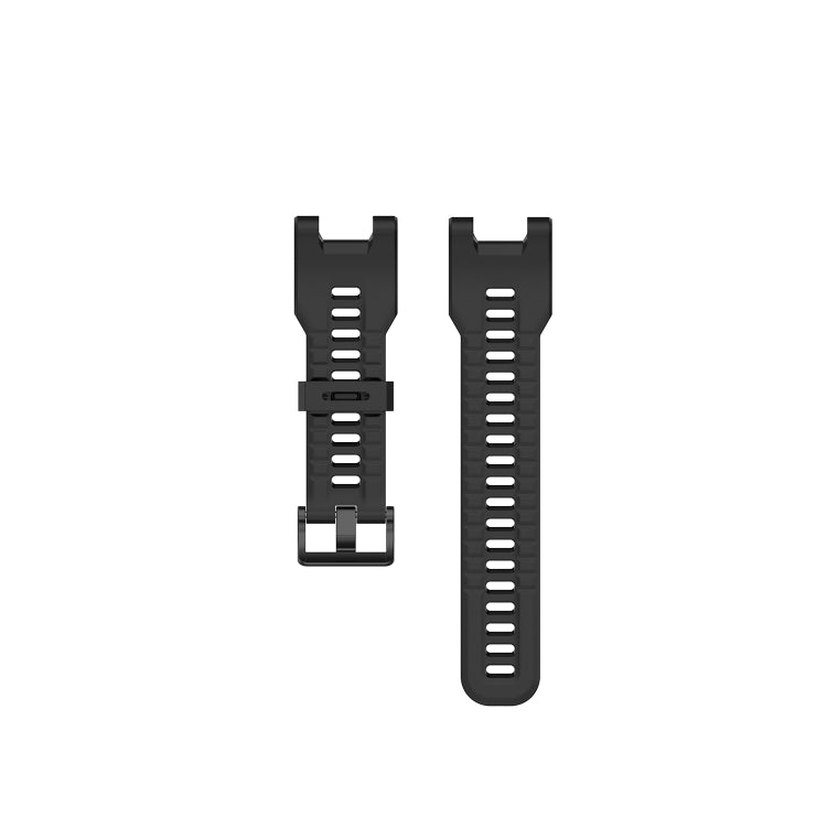 For Amazfit T-Rex Pro / Amazfit T-Rex Silicone Watch Band with Dismantling Tools, One Size(Black) - Watch Bands by buy2fix | Online Shopping UK | buy2fix