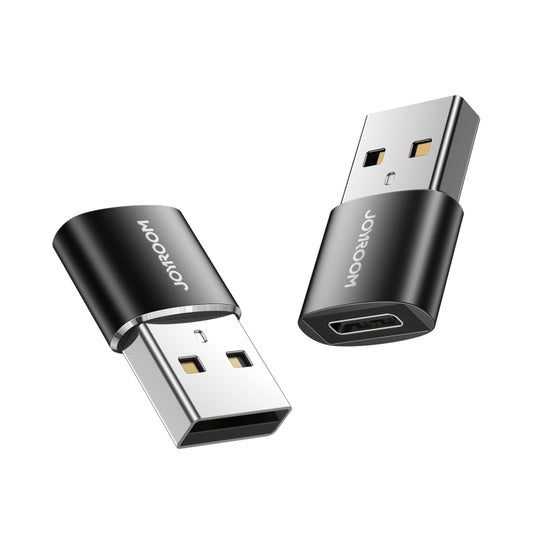 JOYROOM S-H152 3A USB Male to USB-C / Type-C Female OTG Adapter(Black) - Mobile Accessories by JOYROOM | Online Shopping UK | buy2fix