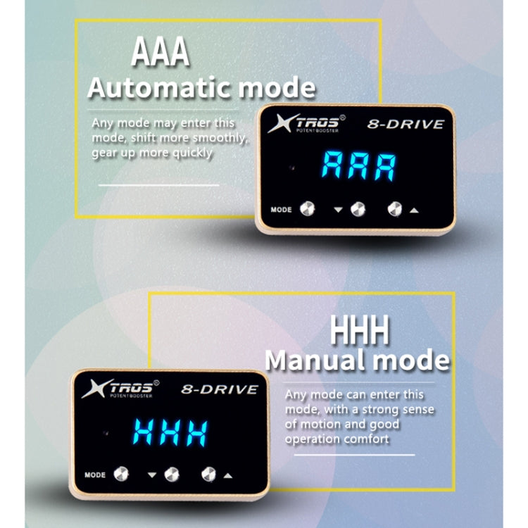 For Mitsubishi Triton 2015-2020 TROS 8-Drive Potent Booster Electronic Throttle Controller Speed Booster - In Car by TROS | Online Shopping UK | buy2fix