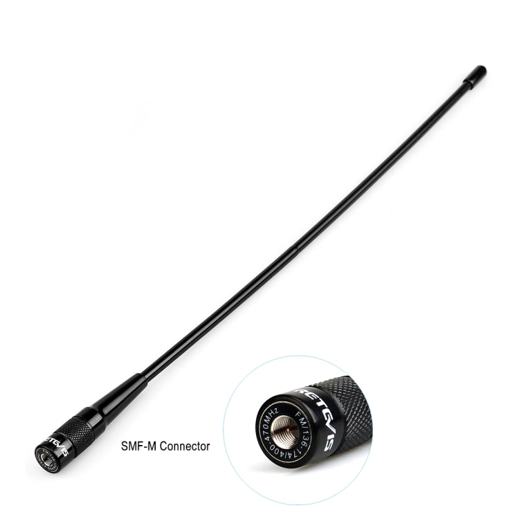 RETEVIS RHD-771 136-174+400-480MHz SMA-M Male Dual Band Antenna for RT1/RT2/RT3 TYT MD-380/UV8000D - Antenna by RETEVIS | Online Shopping UK | buy2fix