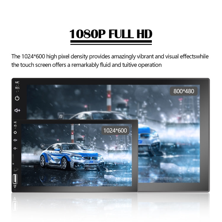 Q3161 7 inch Car MP5 Player Support FM / TF / Bluetooth with Remote Controler - In Car by buy2fix | Online Shopping UK | buy2fix