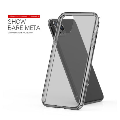 For iPhone 12 Pro Max Shockproof TPU + PC Protective Case(Transparent Black) - iPhone 12 Pro Max Cases by WK | Online Shopping UK | buy2fix