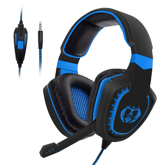 Anivia AH28 3.5mm Stereo Sound Wired Gaming Headset with Microphone(Black Blue) - Multimedia Headset by SADES | Online Shopping UK | buy2fix