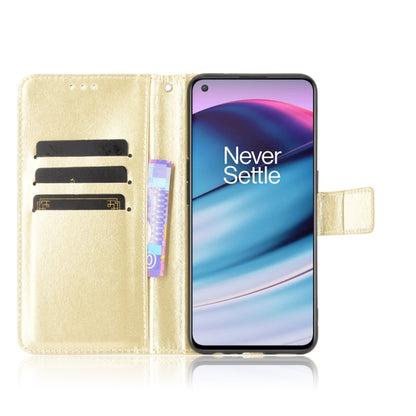 For OnePlus Nord CE 5G Crazy Horse Texture Horizontal Flip Leather Case with Holder & Card Slots & Lanyard(Gold) - OnePlus Cases by buy2fix | Online Shopping UK | buy2fix