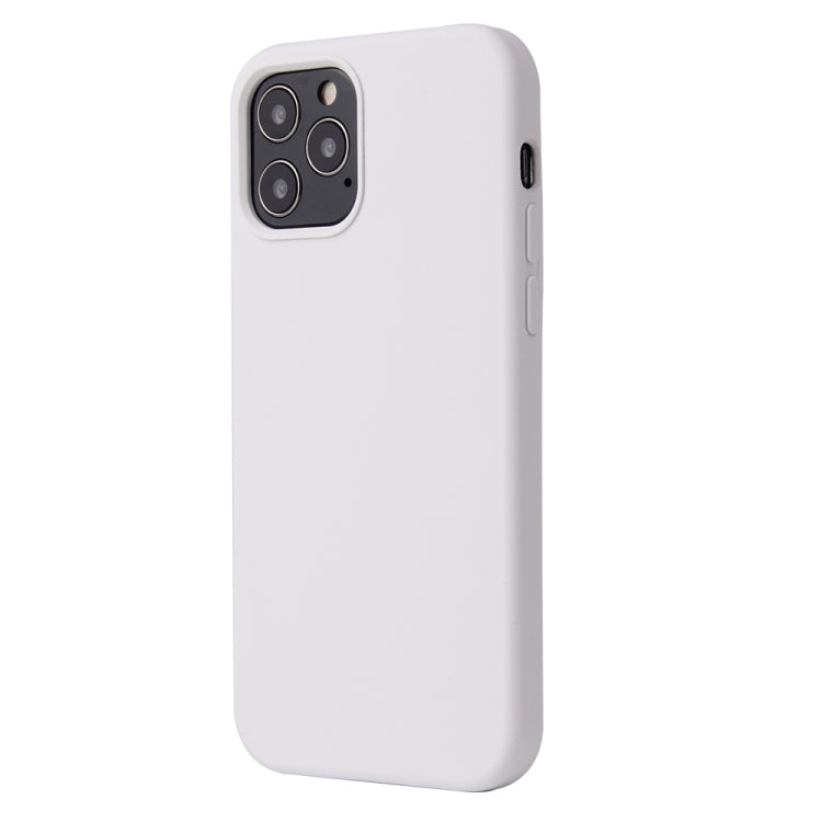 For iPhone 13 Solid Color Liquid Silicone Shockproof Protective Case(White) - iPhone 13 Cases by buy2fix | Online Shopping UK | buy2fix