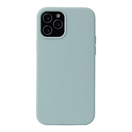 For iPhone 13 Pro Solid Color Liquid Silicone Shockproof Protective Case (Emerald Green) - iPhone 13 Pro Cases by buy2fix | Online Shopping UK | buy2fix