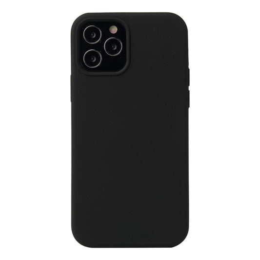 For iPhone 13 Pro Solid Color Liquid Silicone Shockproof Protective Case (Black) - iPhone 13 Pro Cases by buy2fix | Online Shopping UK | buy2fix