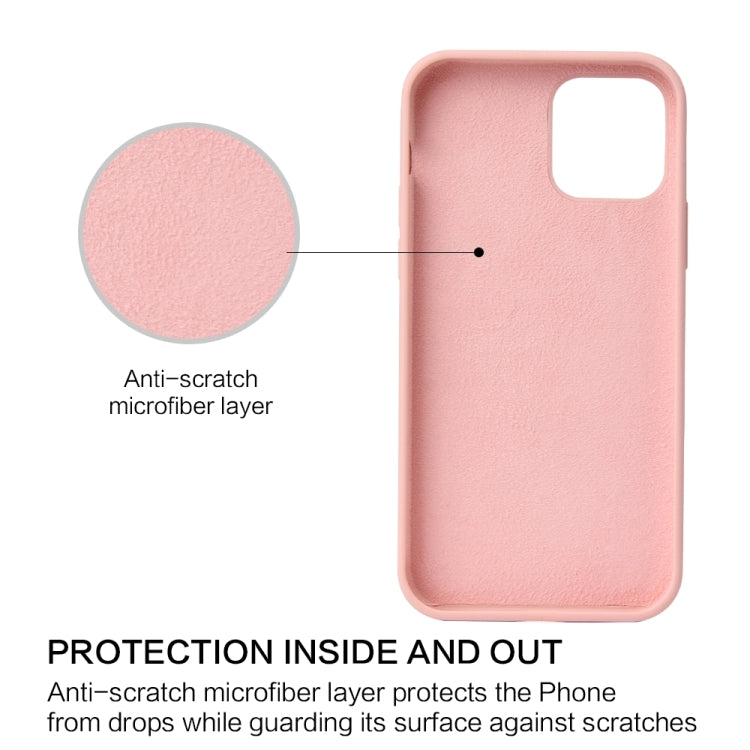 For iPhone 13 Pro Solid Color Liquid Silicone Shockproof Protective Case (Carmine) - iPhone 13 Pro Cases by buy2fix | Online Shopping UK | buy2fix