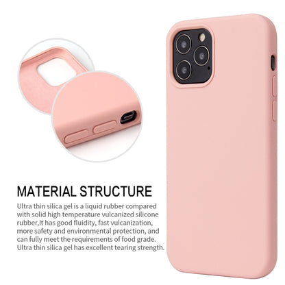 For iPhone 13 Pro Max Solid Color Liquid Silicone Shockproof Protective Case (Carmine) - iPhone 13 Pro Max Cases by buy2fix | Online Shopping UK | buy2fix