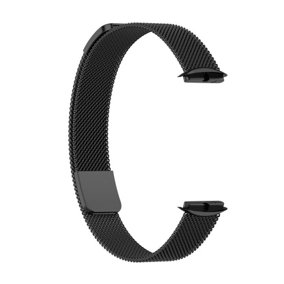 For Fitbit Luxe Special Edition Milanese Metal Magnetic Watch Band(Black) - Watch Bands by buy2fix | Online Shopping UK | buy2fix