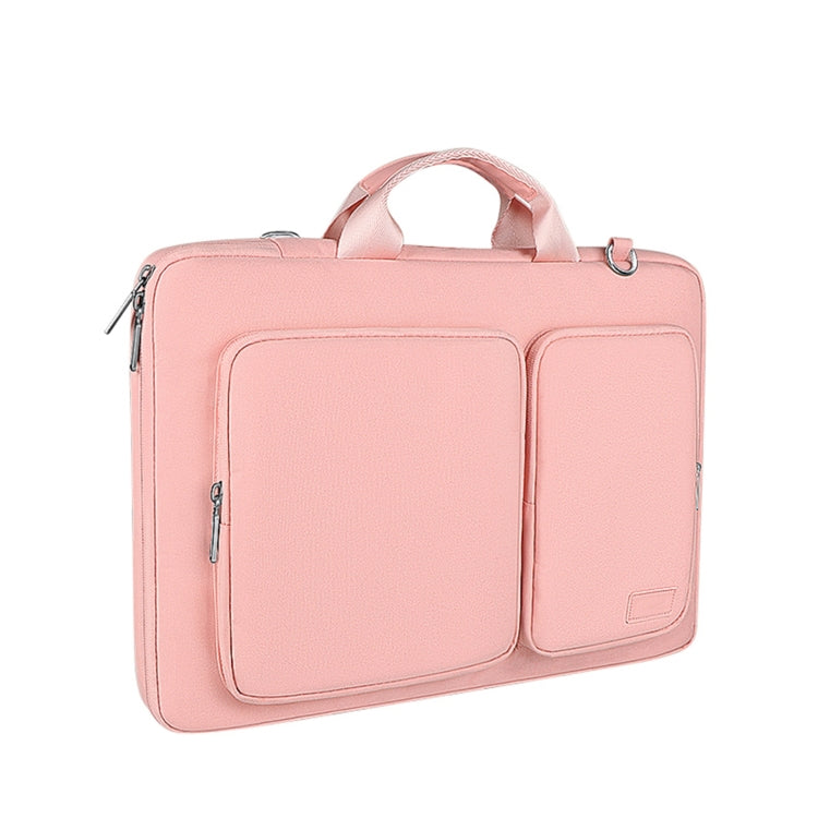 ST11 Polyester Thickened Laptop Bag with Detachable Shoulder Strap, Size:13.3 inch(Pink) - 13.3 inch by buy2fix | Online Shopping UK | buy2fix