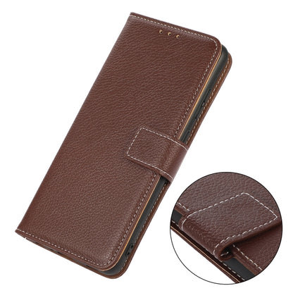 For Nokia X20 Litchi Texture PU + TPU Horizontal Flip Leather Case with Holder & Card Slots & Wallet(Brown) - Nokia Cases by buy2fix | Online Shopping UK | buy2fix