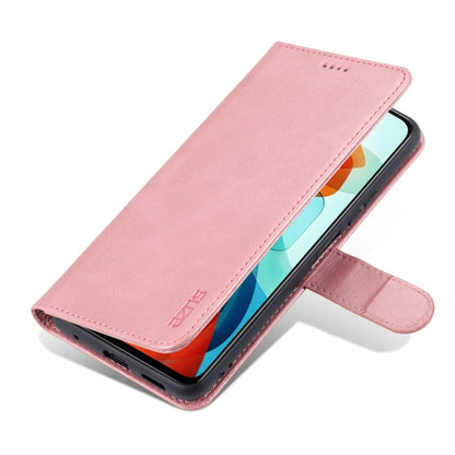 For Xiaomi Redmi Note 10 Pro 5G AZNS Skin Feel Calf Texture Horizontal Flip Leather Case with Card Slots & Holder & Wallet(Rose Gold) - Xiaomi Cases by AZNS | Online Shopping UK | buy2fix