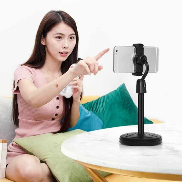 Desktop Stand Mobile Phone Tablet Live Broadcast Stand Telescopic Disc Stand(Green) - Consumer Electronics by buy2fix | Online Shopping UK | buy2fix