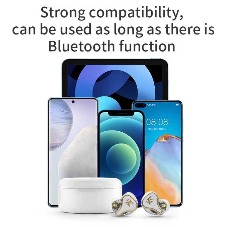 KZ SK10 1DD+1BA Hybrid Technology Bluetooth 5.2 True Wireless TWS Earphone(White) - TWS Earphone by KZ | Online Shopping UK | buy2fix