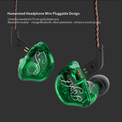 KZ ZSR 6-unit Ring Iron In-ear Wired Earphone, Mic Version(Black) - In Ear Wired Earphone by KZ | Online Shopping UK | buy2fix