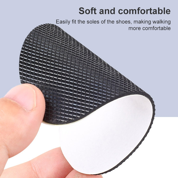 10 PCS 020 Wear-resistant Non-slip Rubber Shoe Bottom Sticker Pads High Heels Forefoot Anti-skid Pad(Black) - Outdoor & Sports by buy2fix | Online Shopping UK | buy2fix