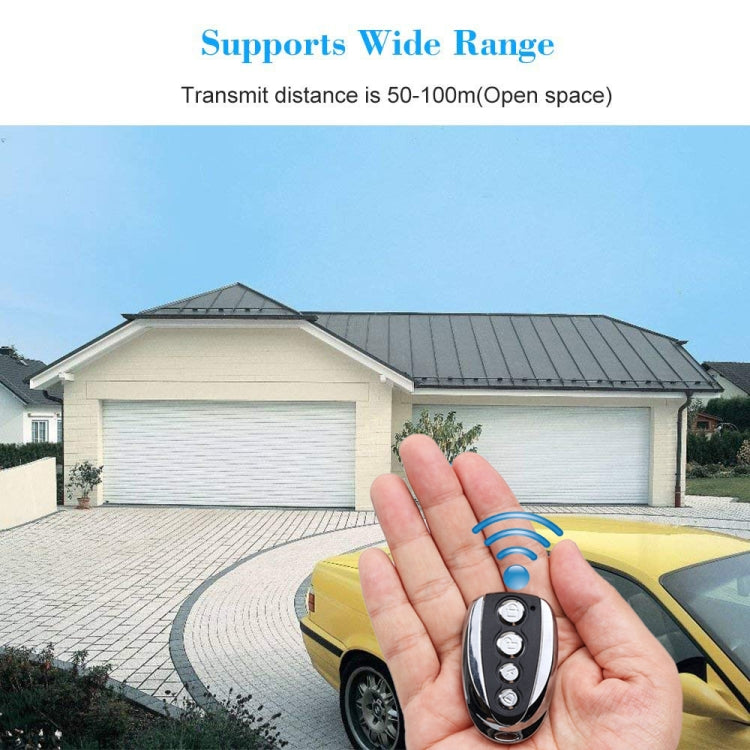 K18 Universal U-shaped Copy Electric Rolling Shutter Door Gate Garage Remote Controller, Frequency:433MHZ - Consumer Electronics by buy2fix | Online Shopping UK | buy2fix