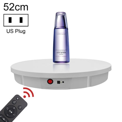 52cm Remote Control Electric Rotating Turntable Display Stand Video Shooting Props Turntable, Plug-in Power, Power Plug:US Plug(White) - Camera Accessories by buy2fix | Online Shopping UK | buy2fix