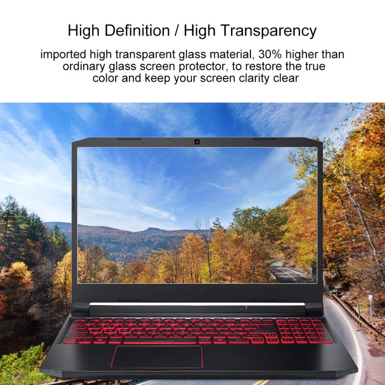 Laptop Screen HD Tempered Glass Protective Film For Acer ConceptD 7 Ezel 15.6 inch - Computer & Networking by buy2fix | Online Shopping UK | buy2fix