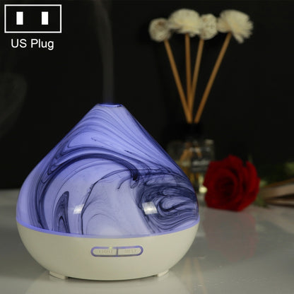 400ml Volcano Shape Humidifier Glass Aromatherapy Machine Automatic Alcohol Sprayer, Plug Specification:US Plug(White) - Home & Garden by buy2fix | Online Shopping UK | buy2fix