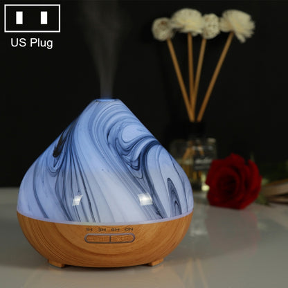 400ml Volcano Shape Humidifier Glass Aromatherapy Machine Automatic Alcohol Sprayer, Plug Specification:US Plug(Khaki) - Home & Garden by buy2fix | Online Shopping UK | buy2fix