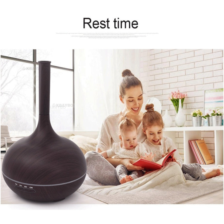 Creative Fragrance Machine Pointed Mouth Humidifier Automatic Alcohol Sprayer with Colorful LED Light, Plug Specification:US Plug(Light Brown) - Home & Garden by buy2fix | Online Shopping UK | buy2fix
