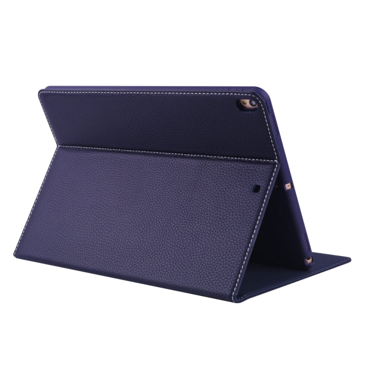 For iPad 10.2 2021 / 2020 / 2019 GEBEI PU+TPU Horizontal Flip Protective Case with Holder & Card Slots(Blue) - iPad 10.2 Cases by GEBEI | Online Shopping UK | buy2fix