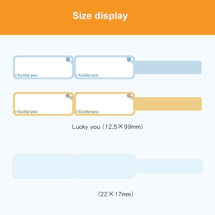 12.5 x 99mm 70 Sheets Thermal Label Data Cable Sort Stickers For NiiMbot D101 / D11(Mint Green) - Consumer Electronics by buy2fix | Online Shopping UK | buy2fix