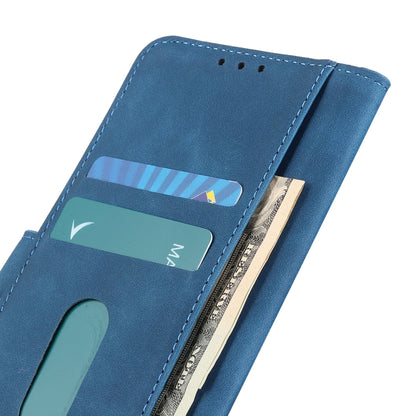 For vivo Y76 5G / Y76s 5G KHAZNEH Retro Texture Horizontal Flip Leather Phone Case(Blue) - vivo Cases by buy2fix | Online Shopping UK | buy2fix