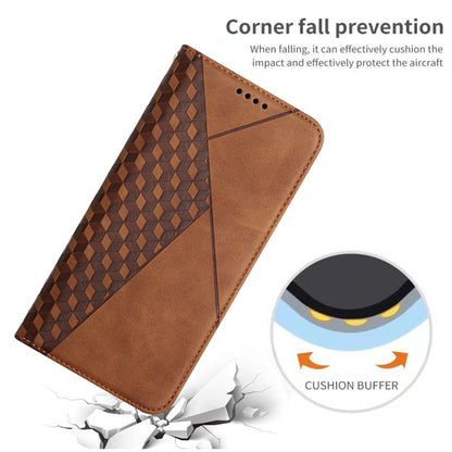 For Google Pixel 6 Pro Skin Feel Magnetic Leather Phone Case(Brown) - Google Cases by buy2fix | Online Shopping UK | buy2fix