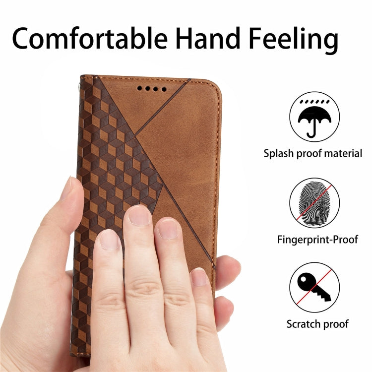 For Xiaomi Redmi Note 11 5G Skin Feel Magnetic Leather Phone Case(Brown) - Xiaomi Cases by buy2fix | Online Shopping UK | buy2fix