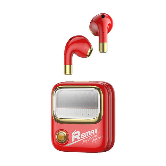 REMAX TWS-38 Yosee Series True Wireless Music Call Bluetooth Earphone(Red) - TWS Earphone by REMAX | Online Shopping UK | buy2fix
