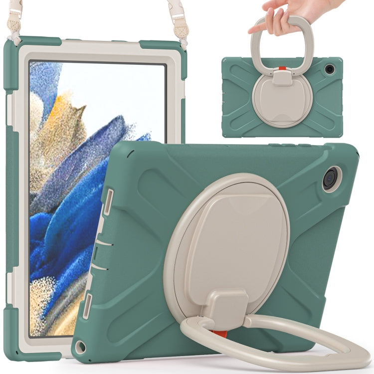 For Samsung Galaxy Tab A8 10.5 2021 Silicone + PC Tablet Case(Emerald Green) - Other Galaxy Tab PC by buy2fix | Online Shopping UK | buy2fix