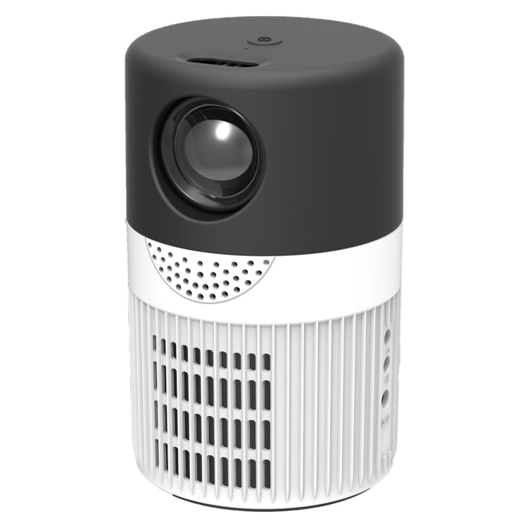 T400 100 inch Screen 3000 Lumens LED Mini Projector, Plug Type:AU Plug(Black White) - Consumer Electronics by buy2fix | Online Shopping UK | buy2fix