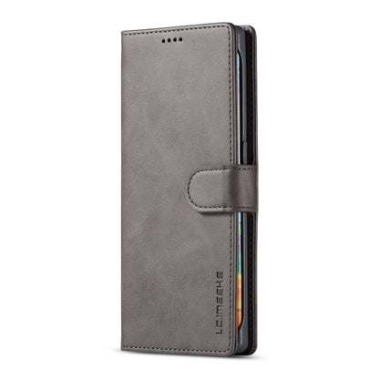 For Honor 50 Lite LC.IMEEKE Calf Texture Flip Leather Phone Case(Grey) - Honor Cases by LC.IMEEKE | Online Shopping UK | buy2fix