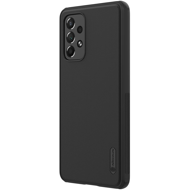 For Samsung Galaxy A73 5G NILLKIN Super Frosted Shield Pro PC + TPU Phone Case(Black) - Galaxy Phone Cases by NILLKIN | Online Shopping UK | buy2fix