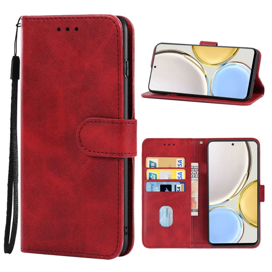 For Honor Magic4 Lite / X9 5G / X30 Leather Phone Case(Red) - Mobile Accessories by buy2fix | Online Shopping UK | buy2fix