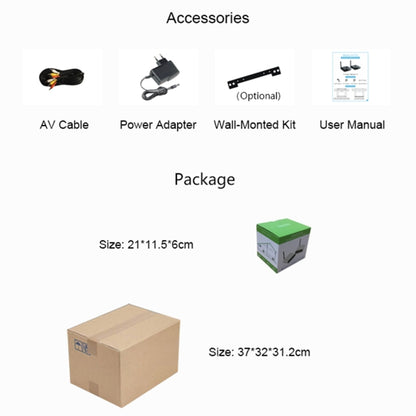 Measy AV530-2 5.8GHz Wireless Audio / Video Transmitter + 2 Receiver, Transmission Distance: 300m, EU Plug - Set Top Box & Accessories by Measy | Online Shopping UK | buy2fix