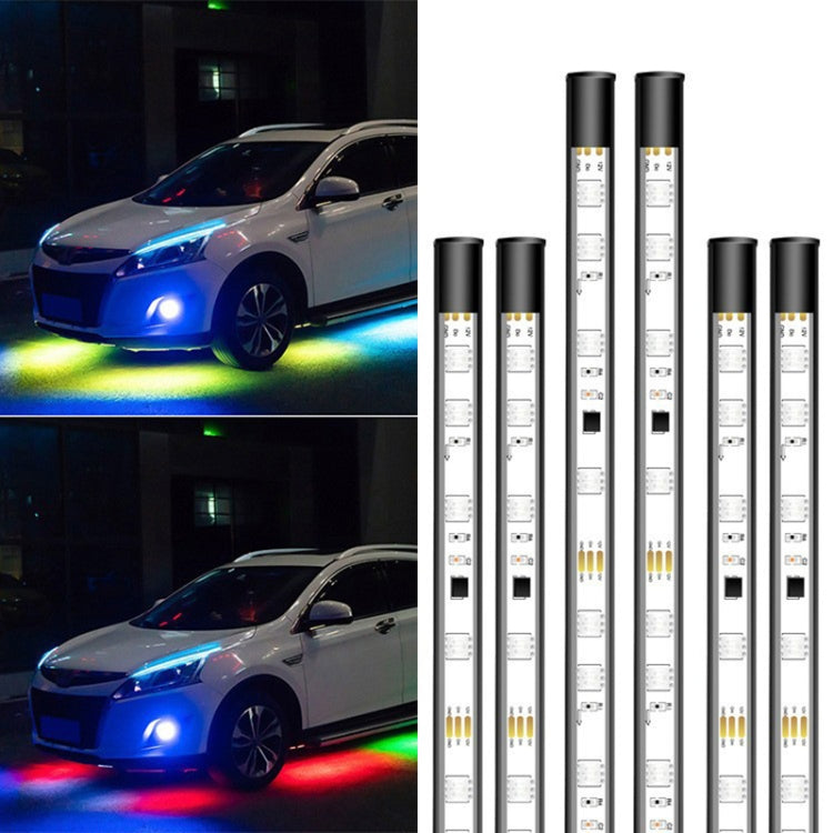 Car Modification Symphony Voice Control LED Chassis Lights, Specification:4 x 60cm + 2 x 180cm - In Car by buy2fix | Online Shopping UK | buy2fix