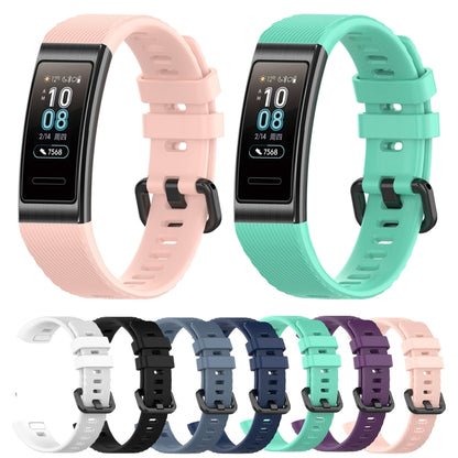 For Huawei Band 3 & 4 Pro Silicone Watch Band(Cyan) - Smart Wear by buy2fix | Online Shopping UK | buy2fix