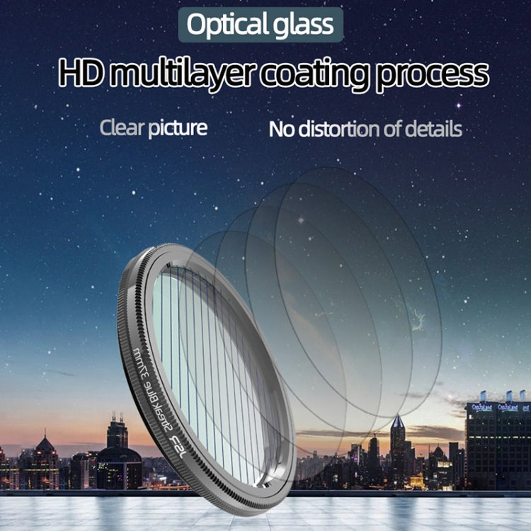 JSR Starlight Drawing Camera Lens Filter, Size:43mm(Streak Blue) - Other Filter by JSR | Online Shopping UK | buy2fix