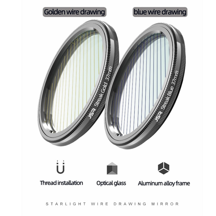 JSR Starlight Drawing Camera Lens Filter, Size:49mm(Streak Gold) - Other Filter by JSR | Online Shopping UK | buy2fix